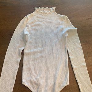 Make It A Mock Neck Seamless Bodysuit Size Medium